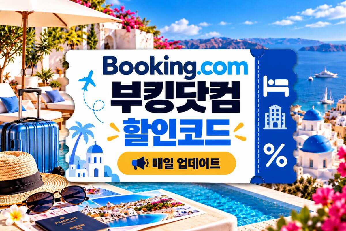부킹닷컴 할인코드 및 프로모션 쿠폰 총정리
