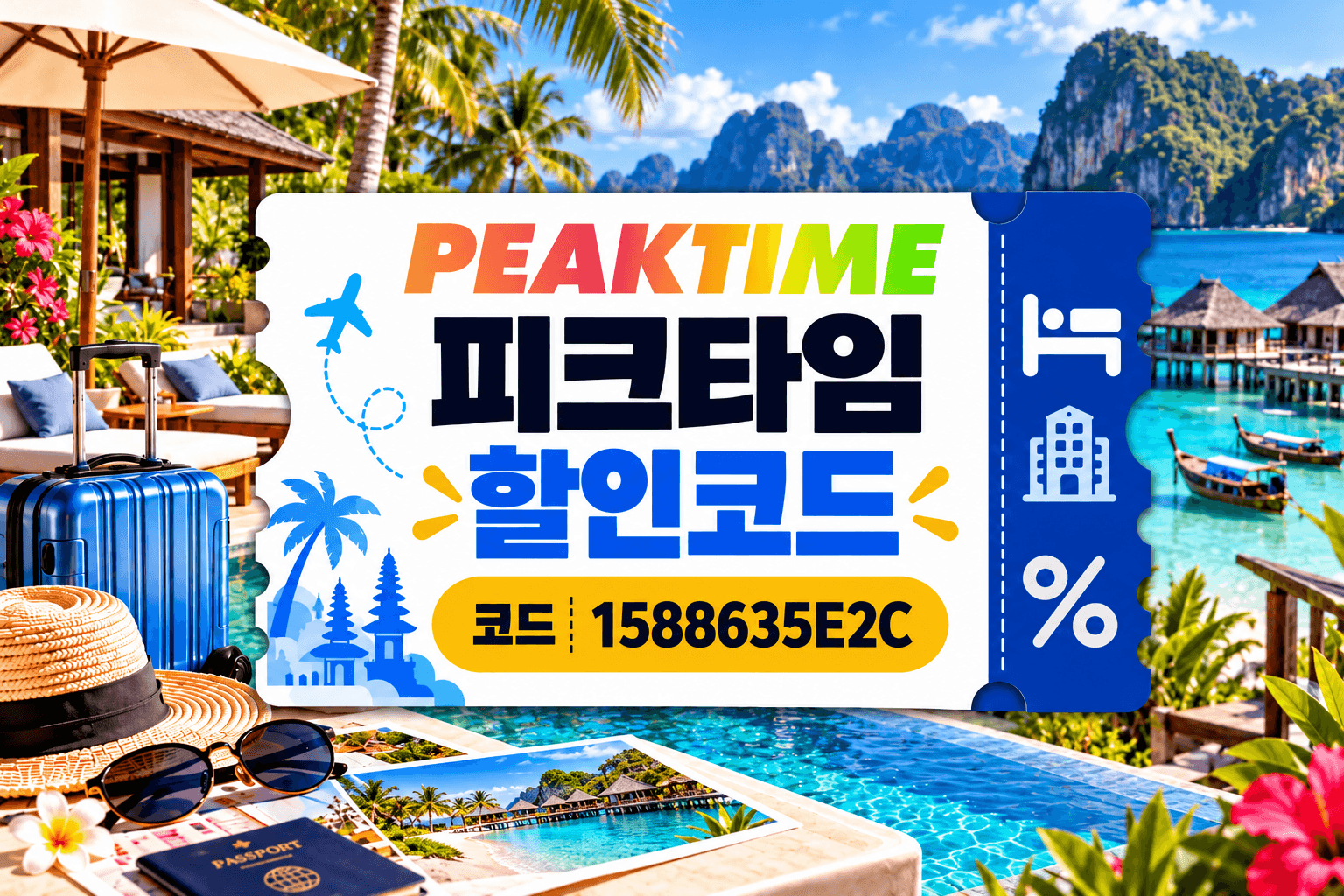 피크타임 할인코드 1588635E2C